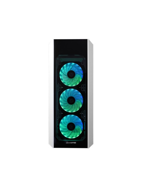Case, CHIEFTEC, ATX/micro ATX/Mini-ITX, White, Midi Tower, PC, GL-03W-OP