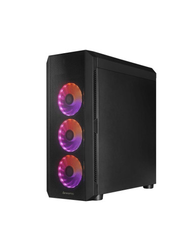 Case, CHIEFTEC, SCORPION 4, MiniTower, Case product features Transparent panel, Not included, ATX, MicroATX, MiniITX, Colour Bl