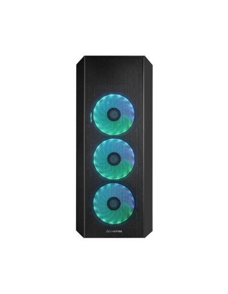 Case, CHIEFTEC, SCORPION 4, MiniTower, Case product features Transparent panel, Not included, ATX, MicroATX, MiniITX, Colour Bl