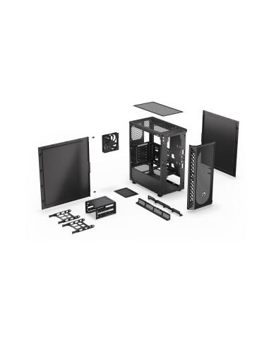 Case, ENDORFY, Signum 300 Solid, MidiTower, Not included, ATX, MicroATX, MiniITX, Colour Black, EY2A003