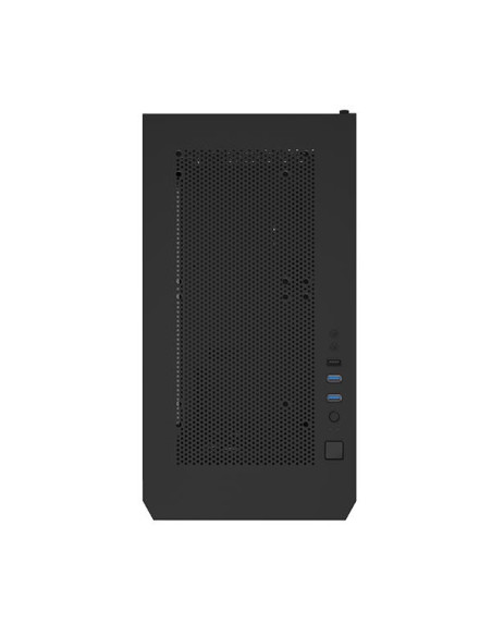 Case, MONTECH, AIR 100 ARGB, MidiTower, Case product features Transparent panel, Not included, MicroATX, MiniITX, Colour Black,