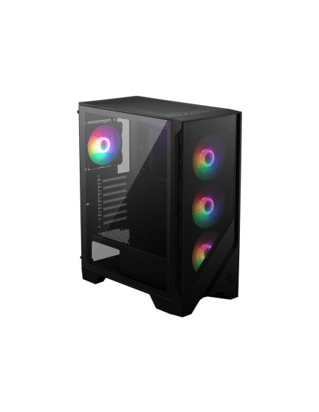 Case, MSI, MAG FORGE 120A AIRFLOW, MidiTower, Not included, ATX, MicroATX, MiniITX, Colour Black, MAGFORGE120AAIRFLOW