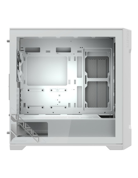 Case, GIGABYTE, GB-C102GI, MidiTower, Case product features Transparent panel, Not included, MicroATX, MiniITX, Colour White, C