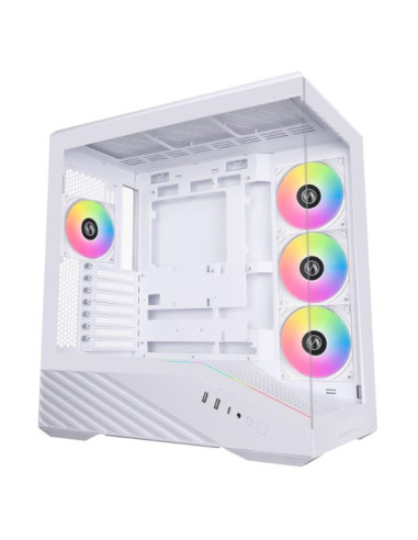 Case, LIAN LI, ATX/micro ATX/Mini-ITX/EATX, White, Midi Tower, PC, G99.V100RW.01