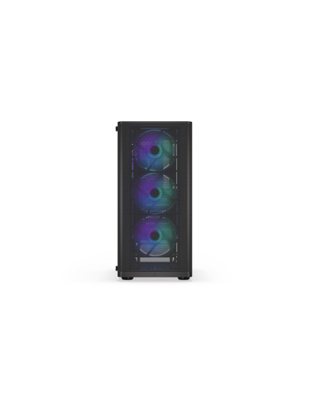 Case, ENDORFY, Ventum 200 ARGB, MidiTower, Case product features Transparent panel, Not included, ATX, MicroATX, MiniITX, Colou