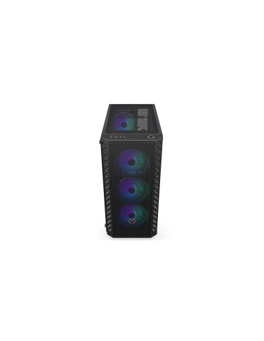 Case, ENDORFY, Signum 300 ARGB, MidiTower, Case product features Transparent panel, Not included, ATX, MicroATX, MiniITX, Colou