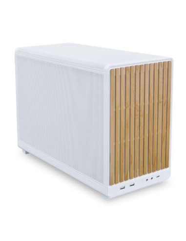Case, LIAN LI, micro ATX/Micro-ITX, White/Wood, Micro Tower, PC, Lian Li A3-mATX Wood Edition White (G99.A3W-WD.00), G99.A3W-WD