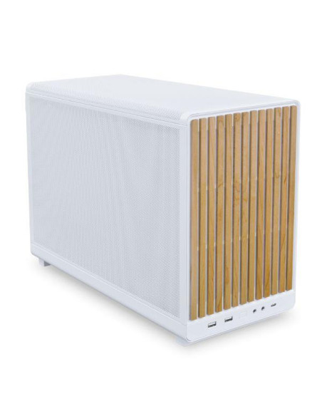 Case, LIAN LI, micro ATX/Micro-ITX, White/Wood, Micro Tower, PC, Lian Li A3-mATX Wood Edition White (G99.A3W-WD.00), G99.A3W-WD