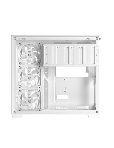 Case, ASUS, ATX/micro ATX/Mini-ITX, White, PC, A32 Plus TG ARGB White, 90DC00S3-B19000
