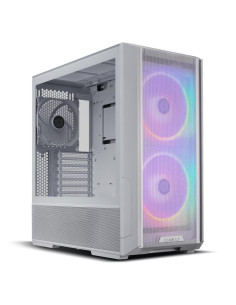 Case, LIAN LI, ATX/micro ATX/Mini-ITX/EATX, White/Transparent, Midi Tower, PC, Lian Li Lancool 216 White (G99.LAN216RW.00), G99