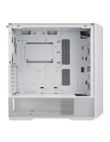Case, LIAN LI, ATX/micro ATX/Mini-ITX/EATX, White/Transparent, Midi Tower, PC, Lian Li Lancool 216 White (G99.LAN216RW.00), G99