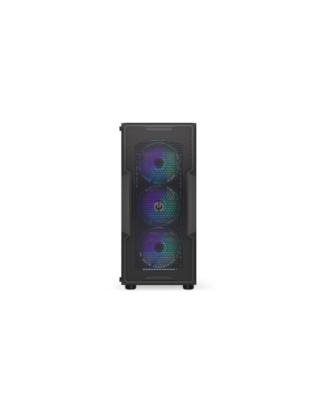 Case, ENDORFY, Regnum 400 ARGB, MidiTower, Case product features Transparent panel, Not included, ATX, MicroATX, MiniITX, Colou