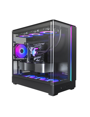 Case, MONTECH, micro ATX/Mini-ITX, Black, Midi Tower, PC, KING 15 PRO, KING15PRO(B)