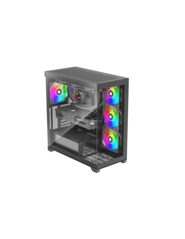 Case, XILENCE, ATX/micro ATX/Mini-ITX, Black, Midi Tower, PC, X818.ARGB
