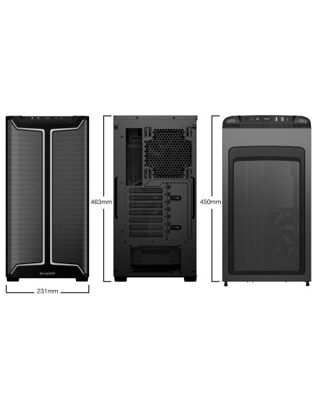 Case, BE QUIET, PURE BASE 501 DX, MidiTower, Case product features Transparent panel, Not included, ATX, MicroATX, MiniITX, Col