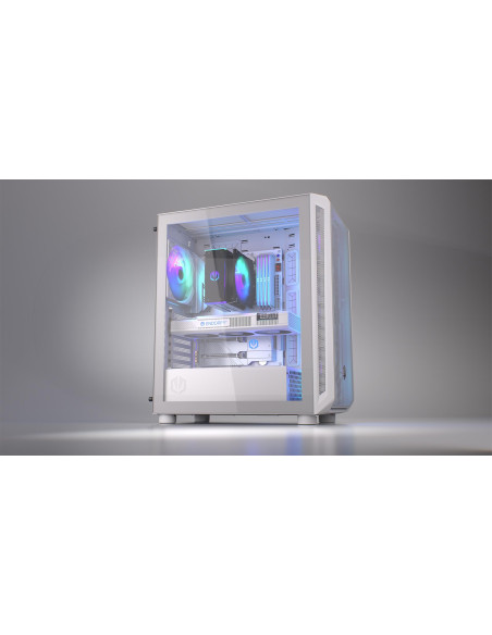 Case, ENDORFY, ATX/micro ATX/Mini-ITX, White, Midi Tower, PC, EY2A018