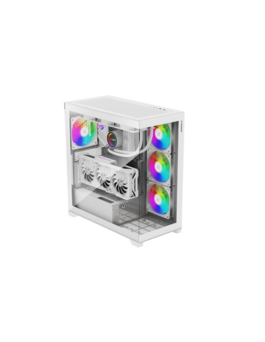 Case, XILENCE, ATX/micro ATX/Mini-ITX, White, Midi Tower, PC, X818.W.ARGB