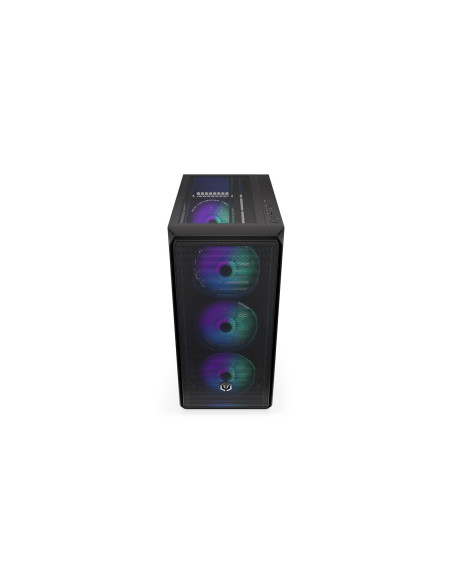 Case, ENDORFY, Arx 500 ARGB, MidiTower, Case product features Transparent panel, Not included, ATX, MicroATX, MiniITX, Colour B