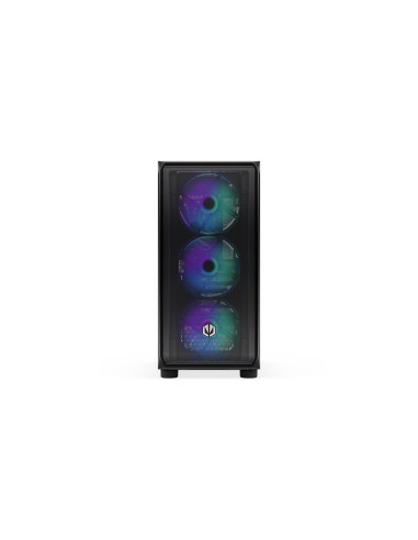 Case, ENDORFY, Arx 500 ARGB, MidiTower, Case product features Transparent panel, Not included, ATX, MicroATX, MiniITX, Colour B