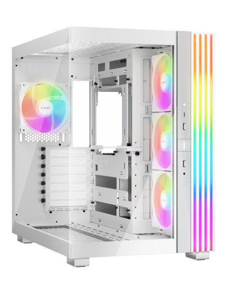 Case, BE QUIET, LIGHT BASE 600 LX, Tower, ATX, MicroATX, MiniITX, Colour White, BGW68