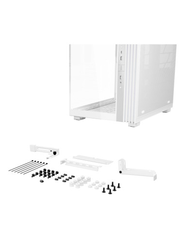 Case, BE QUIET, LIGHT BASE 600 LX, Tower, ATX, MicroATX, MiniITX, Colour White, BGW68