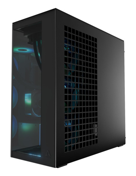 Case, ARCTIC, Xtender VG (Black), Case product features Transparent panel, Not included, Colour Black, ACPCC00016A