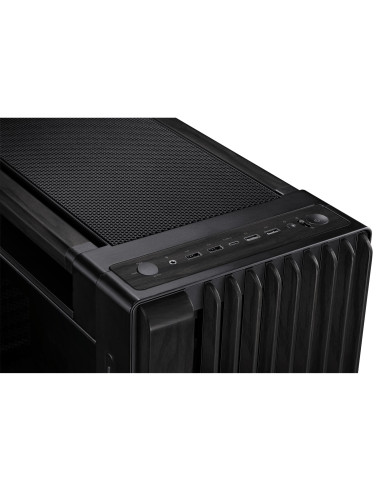 Case, ASUS, ProArt PA602 Wood Edition - Tempered Glass Panel, MidiTower, Case product features Transparent panel, ATX, EATX, Mi