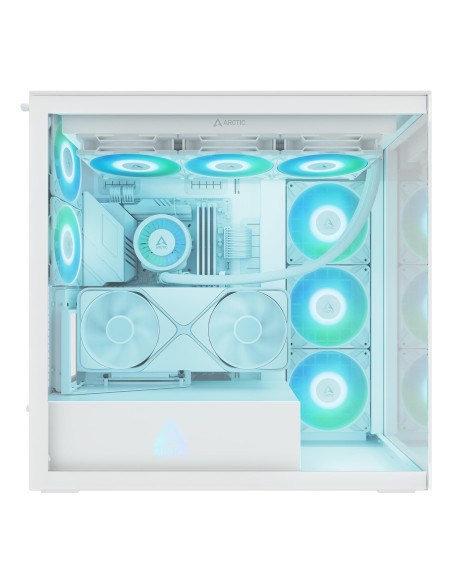 Case, ARCTIC, Xtender VG (White), Case product features Transparent panel, Not included, Colour White, ACPCC00017A