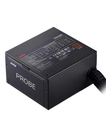 Power Supply, ADATA, PROBE BRONZE Power Supply, 600 Watts, Efficiency 80 PLUS BRONZE, PFC Active, MTBF 100000 hours, PROBE600B-