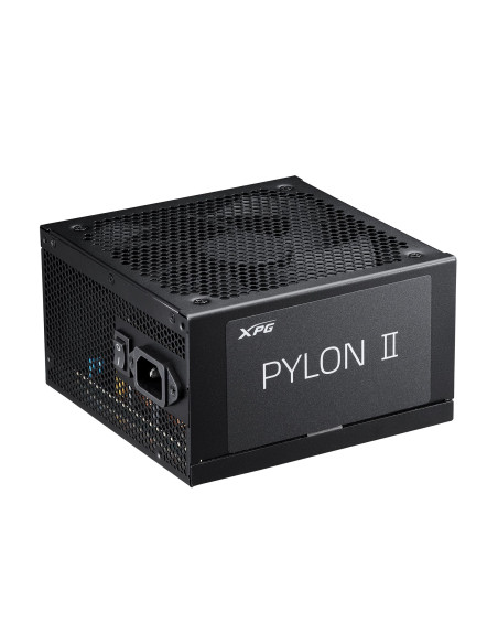 Power Supply, ADATA, XPG PYLON II, ATX 3.1, 650 Watts, Efficiency 80 PLUS BRONZE, MTBF 100000 hours, PYLON650IIB-BKCEU