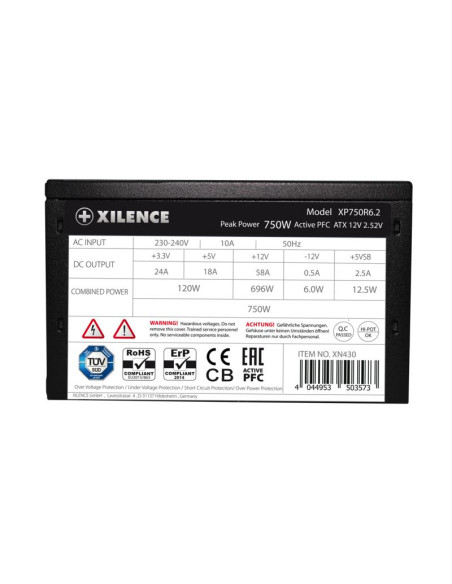 Power Supply, XILENCE, Performance C+ , XP750R6.2, XN430