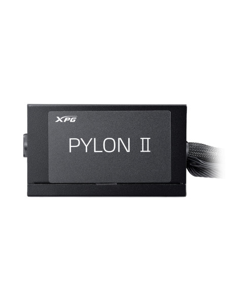 Power Supply, ADATA, XPG PYLON II, ATX 3.1, 750 Watts, Efficiency 80 PLUS BRONZE, MTBF 100000 hours, PYLON750IIB-BKCEU