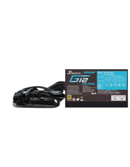 Power Supply, SEASONIC, ATX, PC, 100 - 240 V, 650 W, G12GC-650
