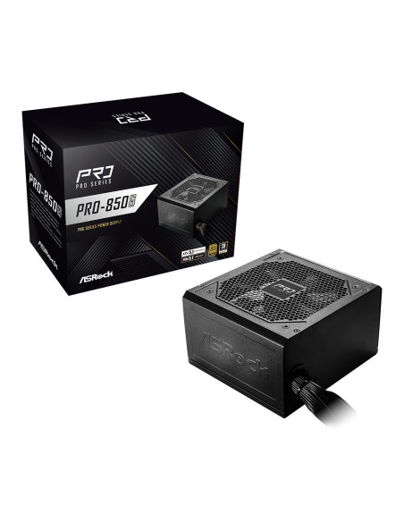 Power Supply, ASROCK, ATX, PC, 100 - 240 V, 850 W, PRO-850G
