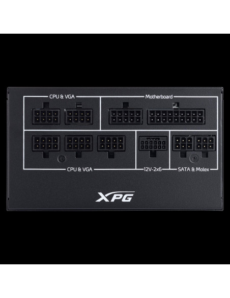 Power Supply, ADATA, CORE REACTOR II VE, 750 Watts, Efficiency 80 PLUS GOLD, PFC Active, MTBF 100000 hours, COREREACTORIIVE750G
