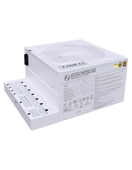 Power Supply, LIAN LI, EDGE GOLD 850, 850 Watts, Efficiency 80 PLUS GOLD, PFC Active, G9P.EG0850G.W000.EU