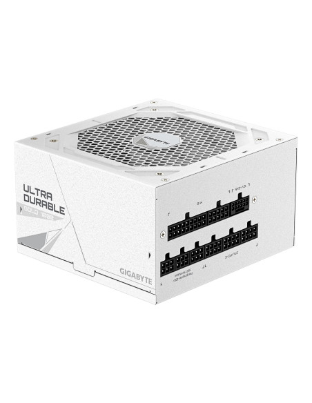 Power Supply, GIGABYTE, UD1000GM PG5 ICE, ATX 3.1, 1000 Watts, Efficiency 80 PLUS GOLD, PFC Active, MTBF 100000 hours, GP-UD100