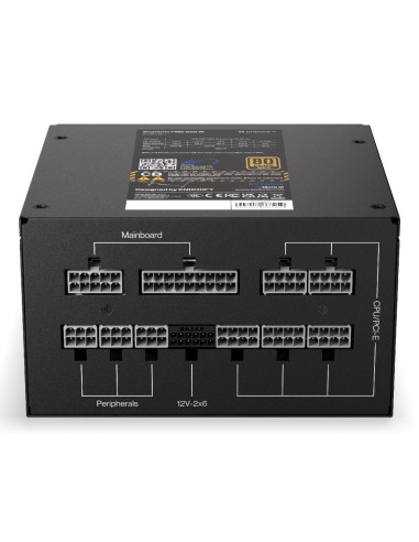 Power Supply, ENDORFY, SUPREMO FM6, 850 Watts, Efficiency 80 PLUS GOLD, MTBF 100000 hours, EY7A012