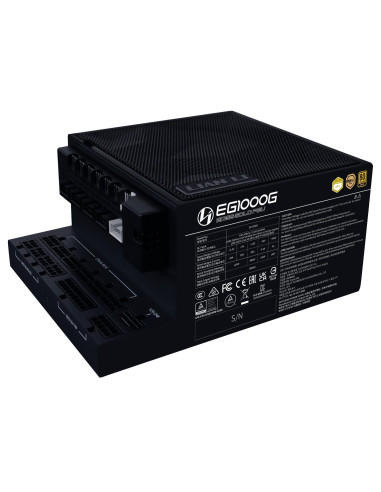 Power Supply, LIAN LI, EDGE GOLD 1000, 1000 Watts, Efficiency 80 PLUS GOLD, PFC Active, G9P.EG1000G.BH00.EU