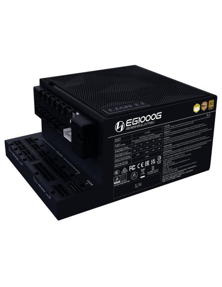 Power Supply, LIAN LI, EDGE GOLD 1000, 1000 Watts, Efficiency 80 PLUS GOLD, PFC Active, G9P.EG1000G.BH00.EU