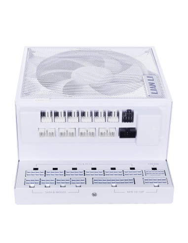 Power Supply, LIAN LI, EDGE GOLD 1200, 1200 Watts, Efficiency 80 PLUS GOLD, PFC Active, G9P.EG1200G.WH00.EU