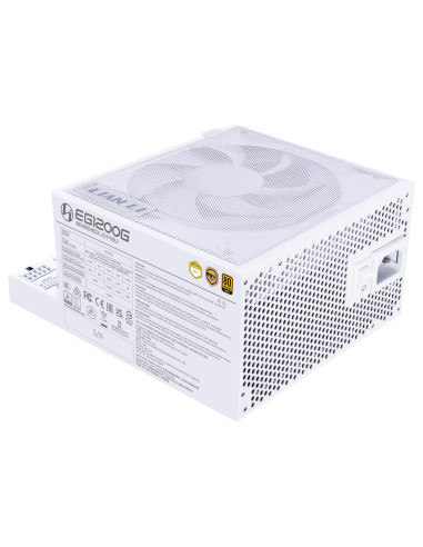 Power Supply, LIAN LI, EDGE GOLD 1200, 1200 Watts, Efficiency 80 PLUS GOLD, PFC Active, G9P.EG1200G.WH00.EU