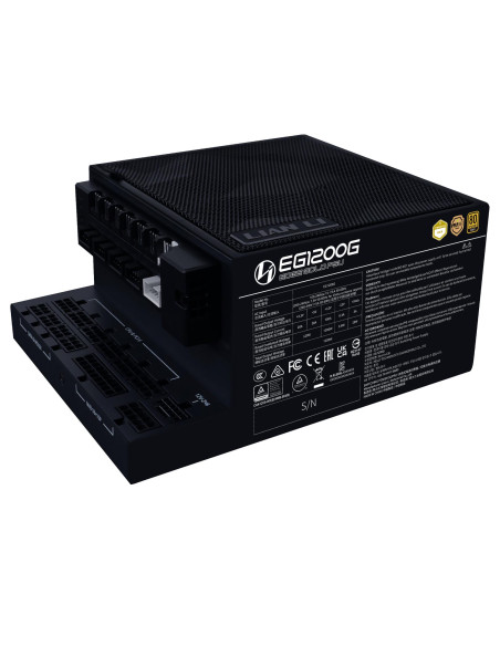 Power Supply, LIAN LI, EDGE GOLD 1200, 1200 Watts, Efficiency 80 PLUS GOLD, PFC Active, G9P.EG1200G.BH00.EU