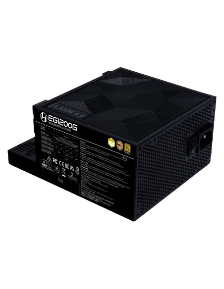 Power Supply, LIAN LI, EDGE GOLD 1200, 1200 Watts, Efficiency 80 PLUS GOLD, PFC Active, G9P.EG1200G.BH00.EU