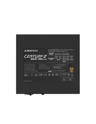 Power Supply, MONTECH, CENTURY II, ATX, 1200 W, CENTURYII1200