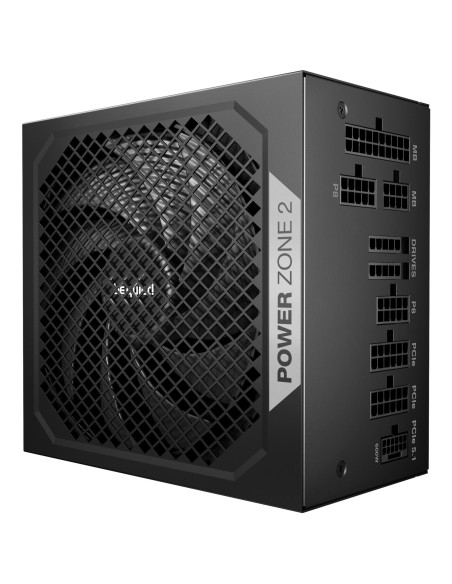 Power Supply, BE QUIET, POWER ZONE 2, 1000 Watts, Peak Power 1070 Watts, Efficiency 80 PLUS PLATINIUM, MTBF 100000 hours, BP008