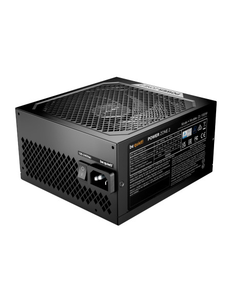 Power Supply, BE QUIET, POWER ZONE 2, 1000 Watts, Peak Power 1070 Watts, Efficiency 80 PLUS PLATINIUM, MTBF 100000 hours, BP008