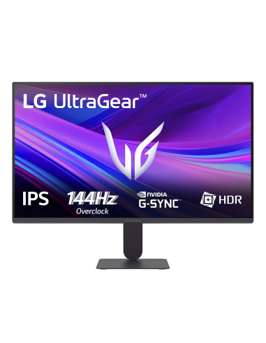 LCD Monitor, LG, 24 ", 1920 x 1080 pixels, Full HD, Native aspect ratio 16:9, LCD, Flat, 24G411A-B