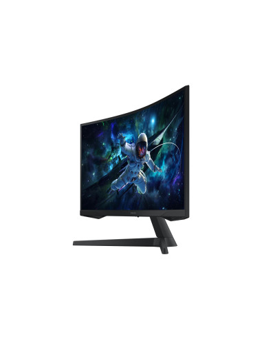 LCD Monitor, SAMSUNG, 27 ", 2560 x 1440 pixels, Wide Quad HD, Native aspect ratio 16:9, LED, Curved, LS27CG554EUXEN