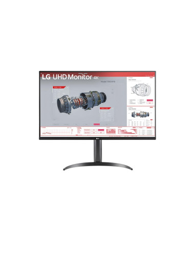 LCD Monitor, LG, 31.5 ", 3840 x 2160 pixels, 4K Ultra HD, Flat, 32BR55UK-B